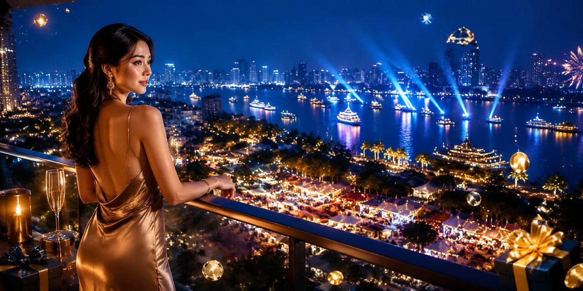 Không khí giải trí sôi động tại chợ đêm Hà Nội với ánh đèn casino lung linh về đêm