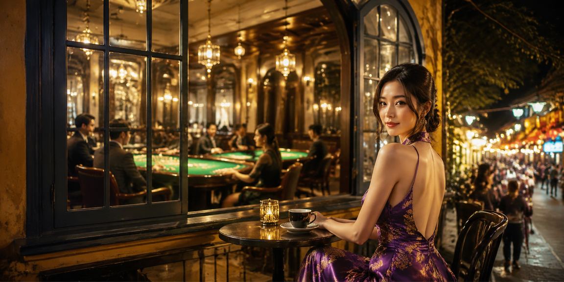 Người dùng tại Phú Quốc chơi bài trực tuyến bên ly cà phê buổi sáng